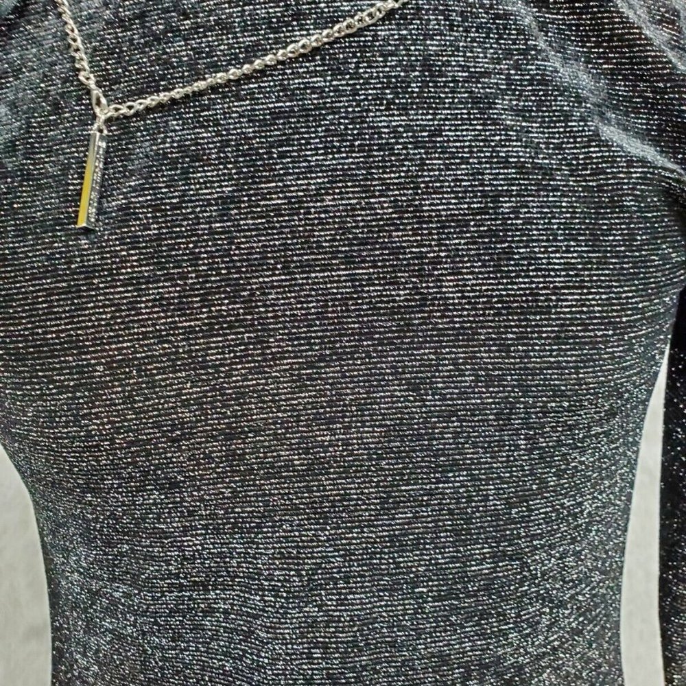 Michael Kors Velvet Cowl Back Dress Petite X Small - Picture 6 of 11